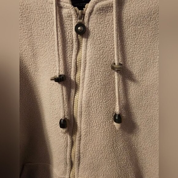 Cozy Beige Sherpa Hoodie - Picture 4 of 5